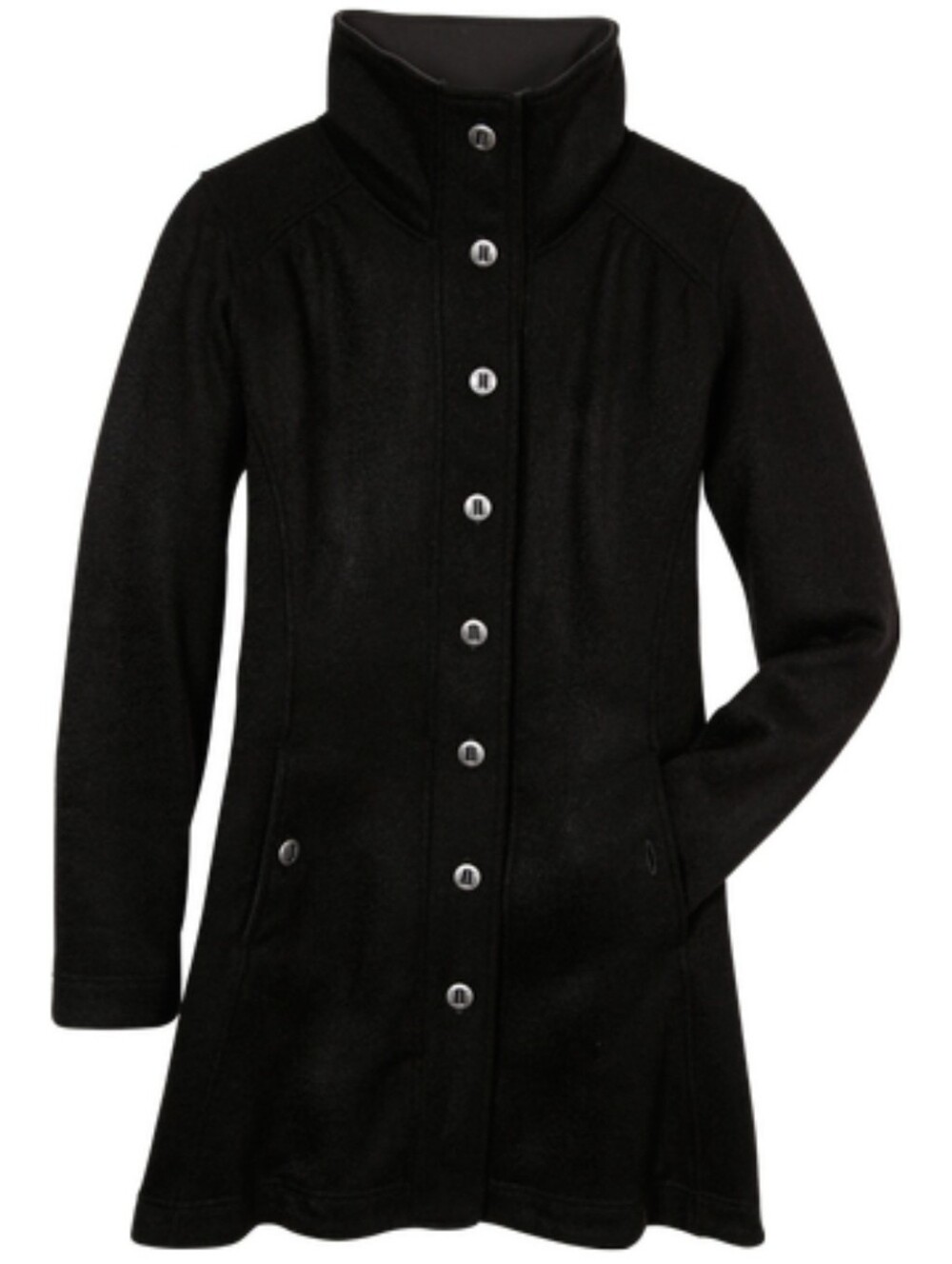 Kuhl Savina Alfpaca Fleece Sweater Jacket Women's XS Black